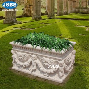 Floral Angels Rectangle Planter, Floral Angels Rectangle Planter